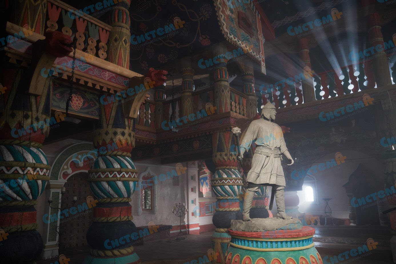 Производство декораций для съемок фильма